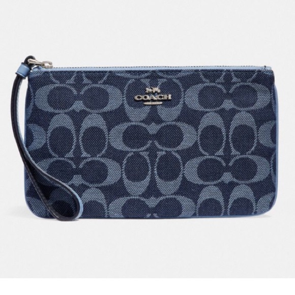 DENIM WRISTLET - Picture 1 of 5